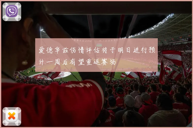 爱德华兹伤情评估将于明日进行预计一周后有望重返赛场